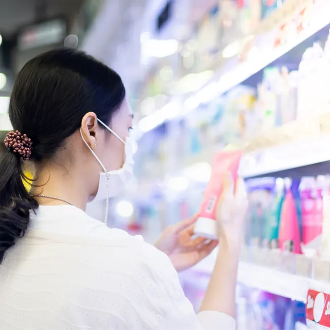 Variety of face cleansers for healthy skincare