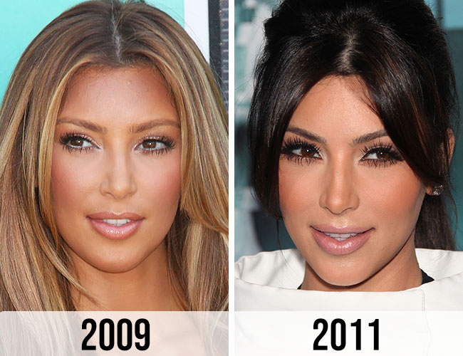 Kim Kardashian's Before And After Beauty Transformation