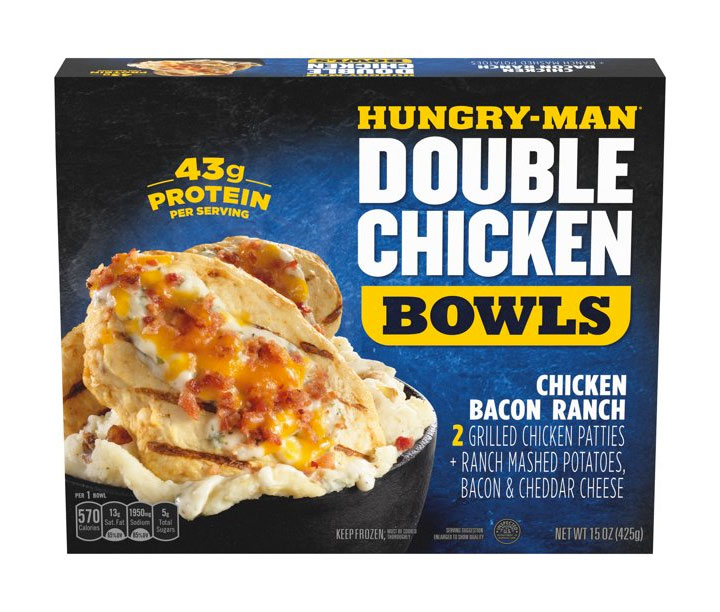 Hungry Man Double Chicken Bowls