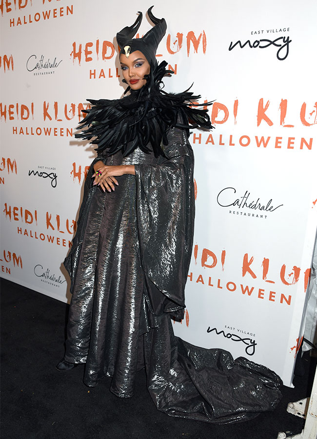 Halima Aden Maleficent Halloween costume