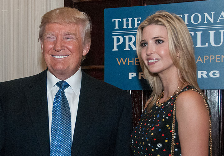 donald trump ivanka trump together may 2014.