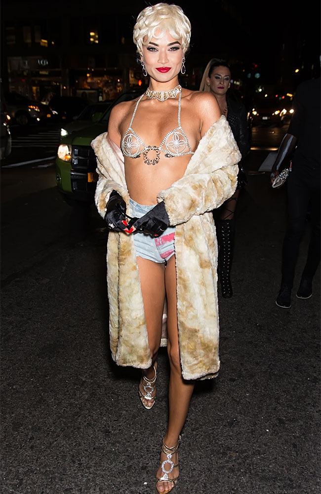 Shanina Shaik Rihanna Halloween costume