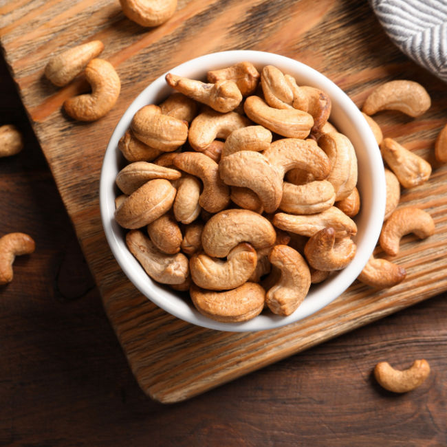 bowl of cashews