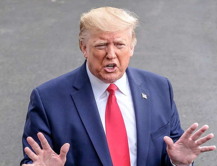 Donald Trump red tie