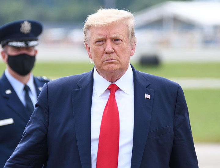 Donald Trump red tie