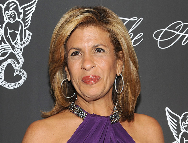 Hoda Kotb purple dress