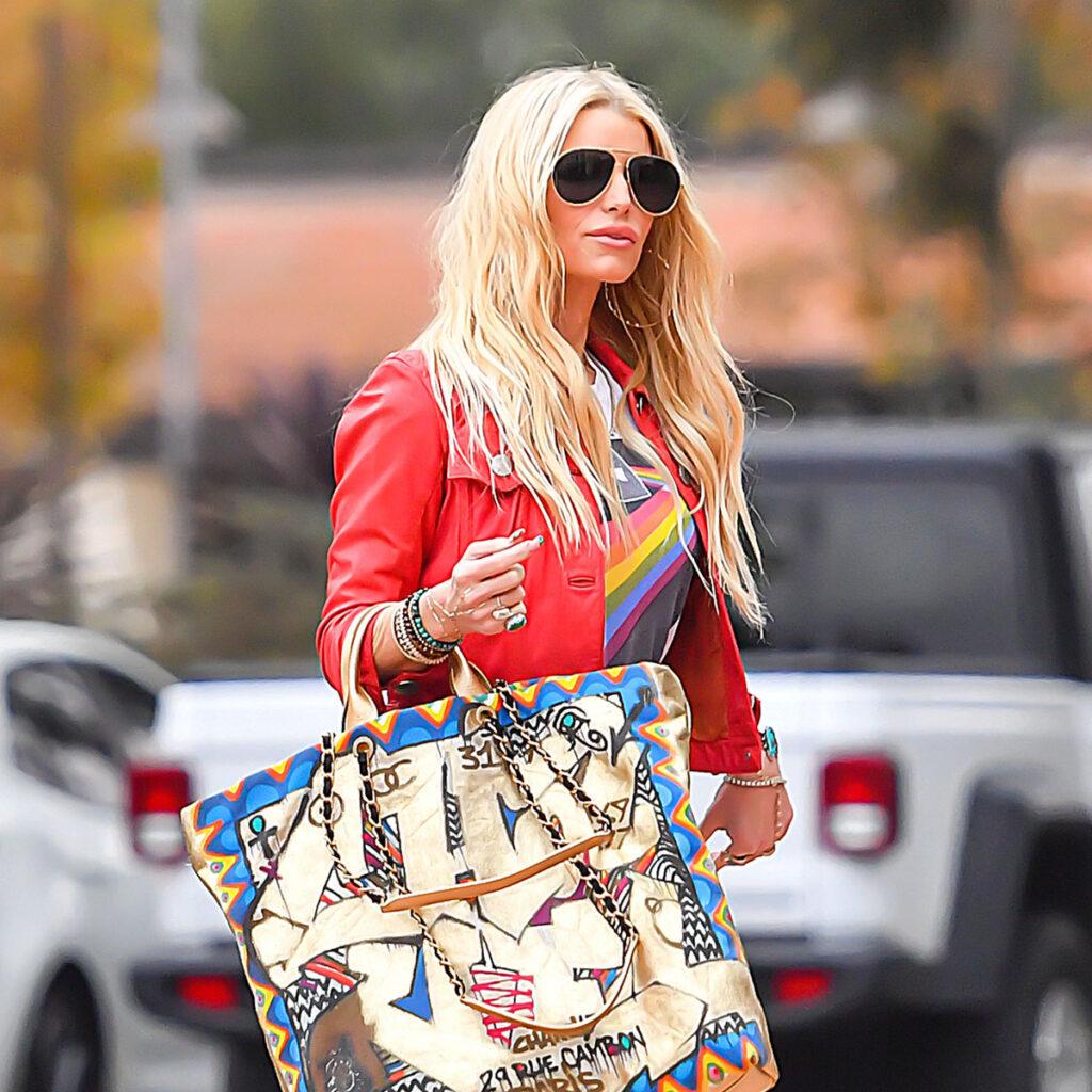 Jessica Simpson's Louis Vuitton Bags 