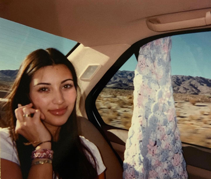 Kim Kardashian teenager car