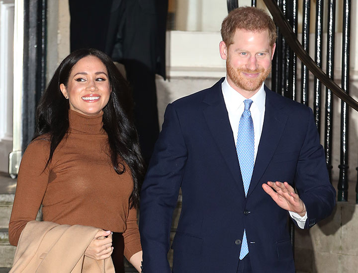 Prince Harry Meghan Markle brown turtleneck