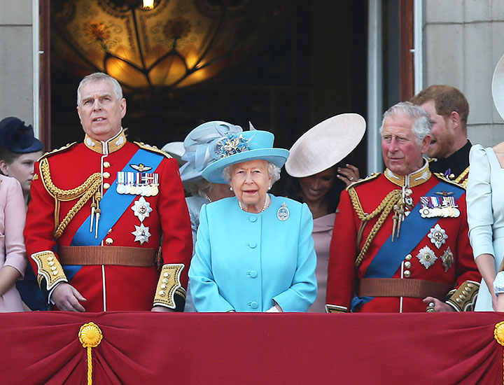 Prince Andrew Queen Elizabeth II King Charles