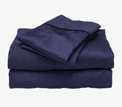 Refreshing Ettitude ocean sheet set in soothing colors.