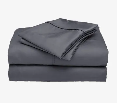 Modern Ettitude slate sheet set in chic color palette.
