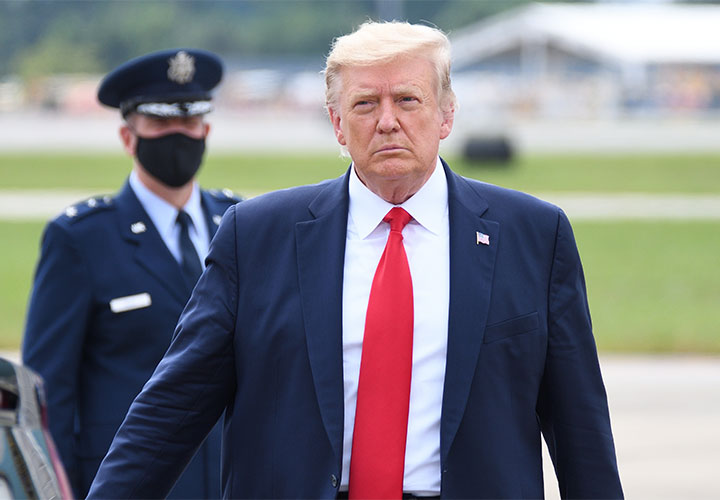 Donald Trump red tie