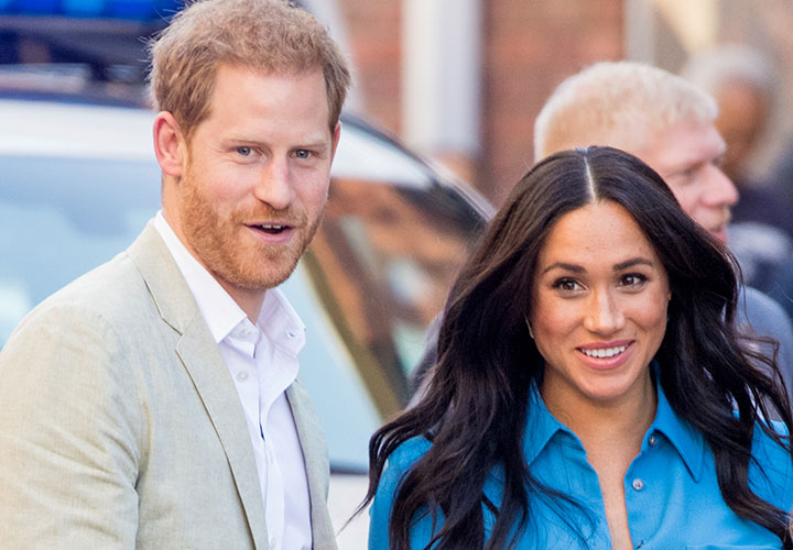 Prince Harry Meghan Markle smiling