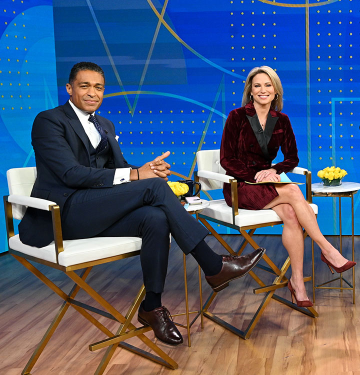 TJ Holmes Amy Robach Good Morning America