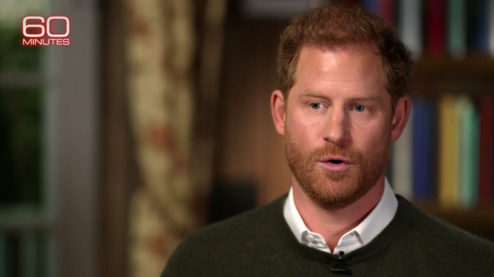 Prince Harry 60 Minutes interview Anderson Cooper