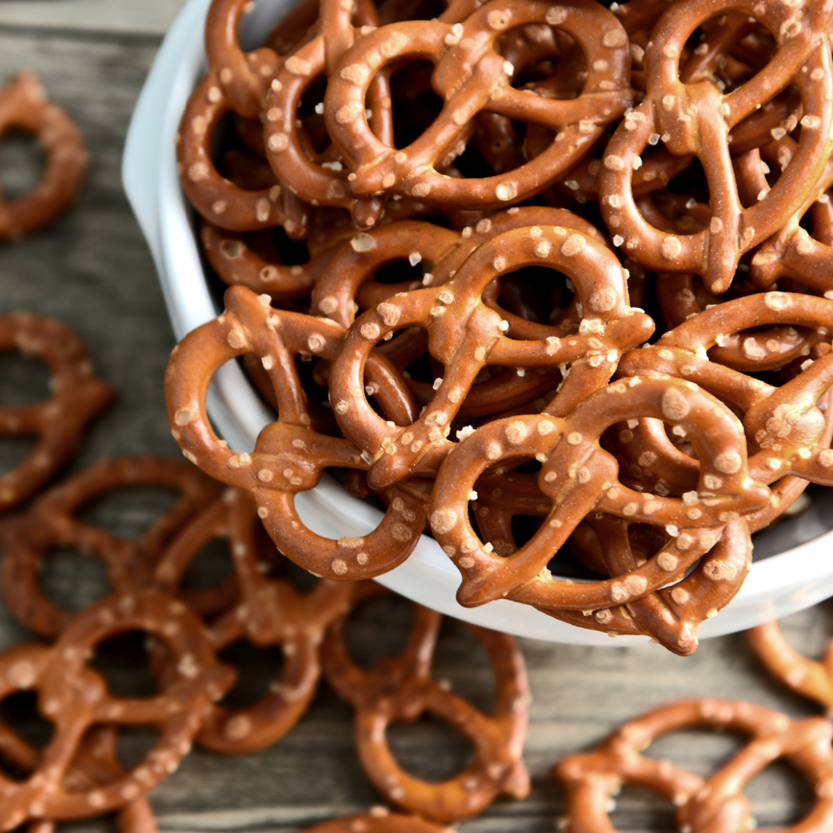 Hard pretzels.