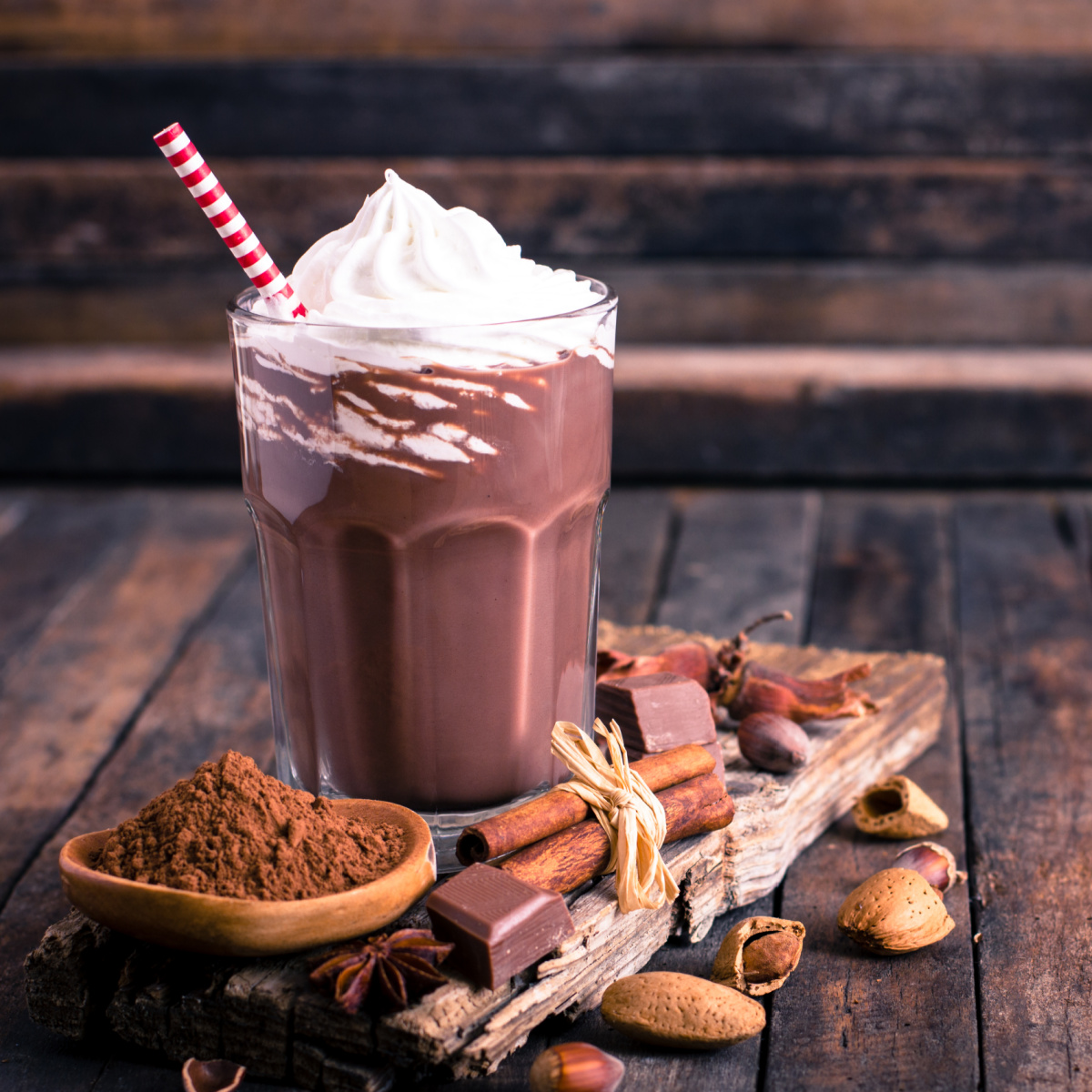 Chocolate milkshake.