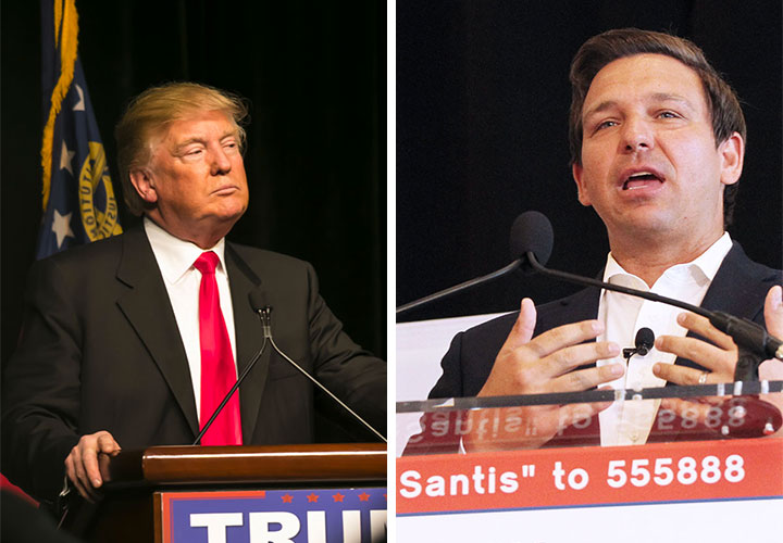 Donald Trump Ron DeSantis