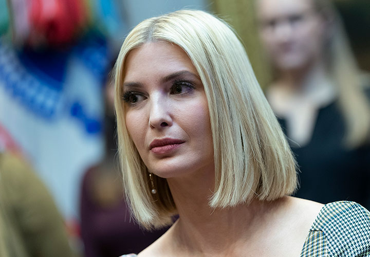 Ivanka Trump short blunt cropped haircut 2019