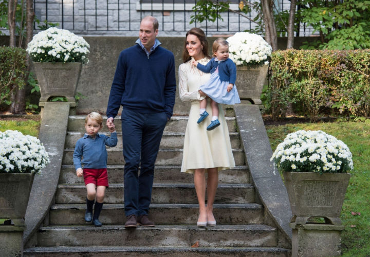 Prince William, Kate, and kids.