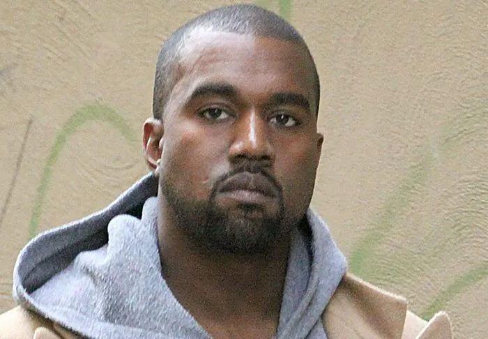 Kanye West grey hoodie
