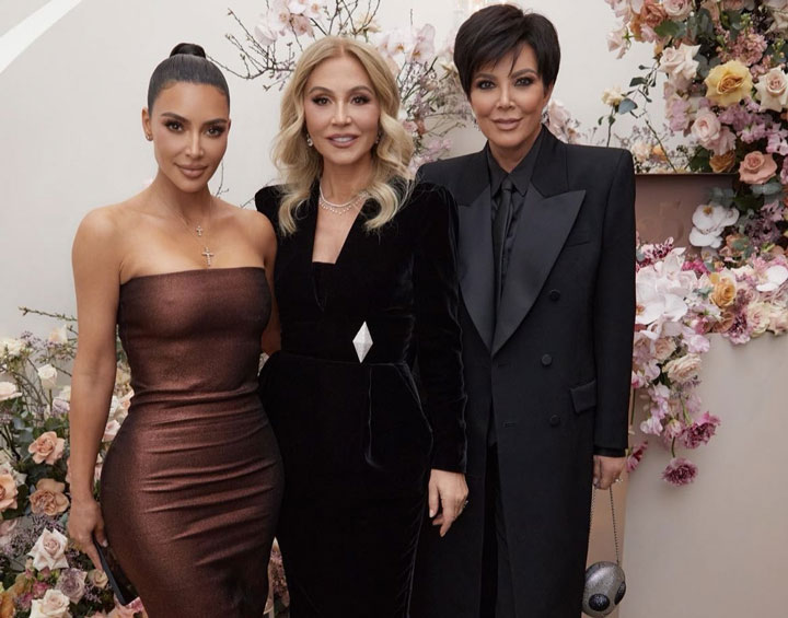 Kim Kardashian Kris Jenner ABS 25th anniversary dinner