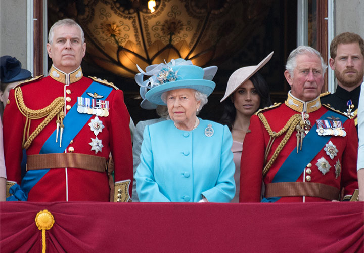 King Charles Prince Andrew Trooping the Color 2018