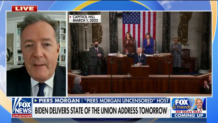 Piers Morgan on Fox and Friends