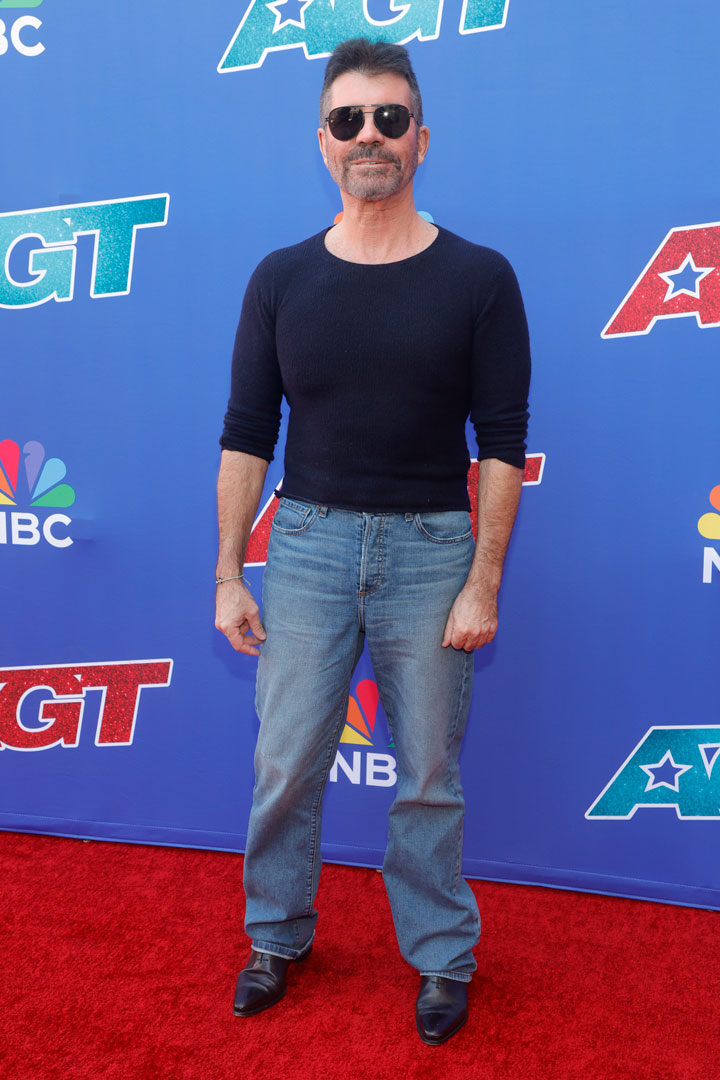 Simon Cowell America's Got Talent 2023 red carpet weight loss