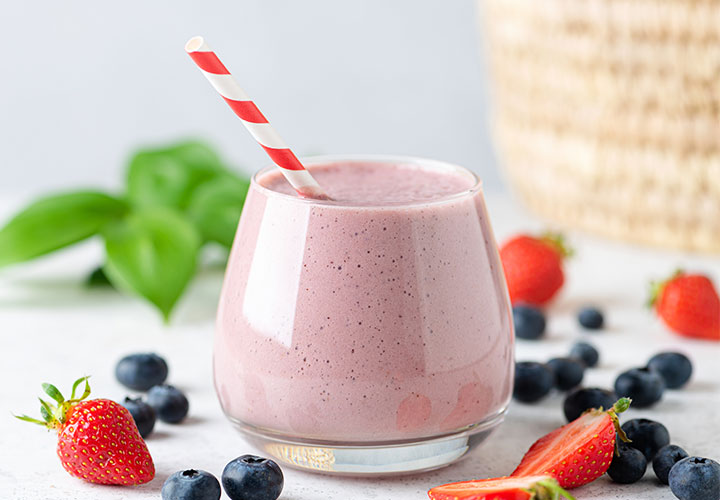 Berry smoothie.