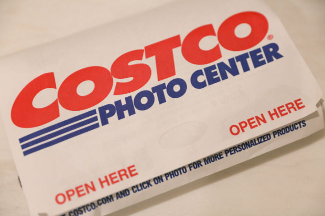 costco photo center sign