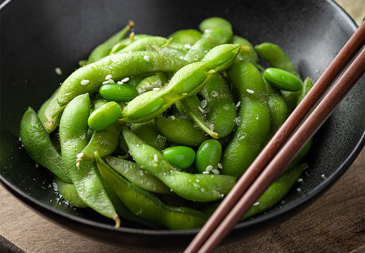 Edamame beans.