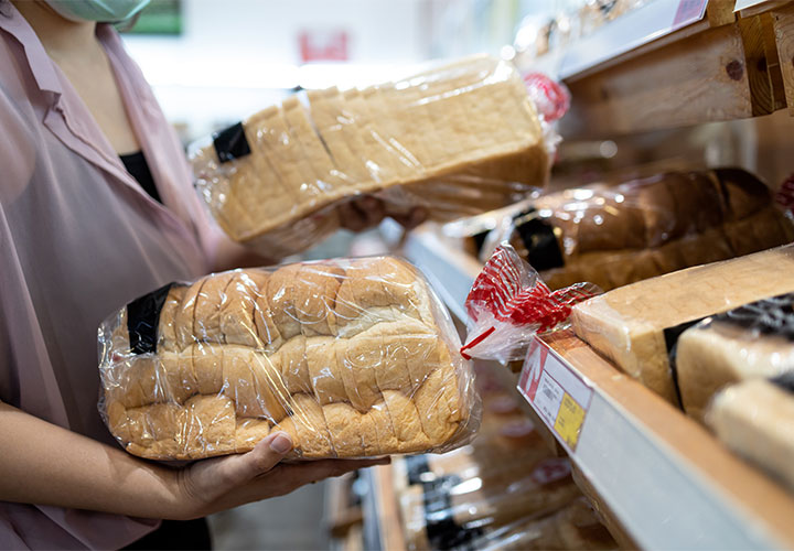 White loaves.