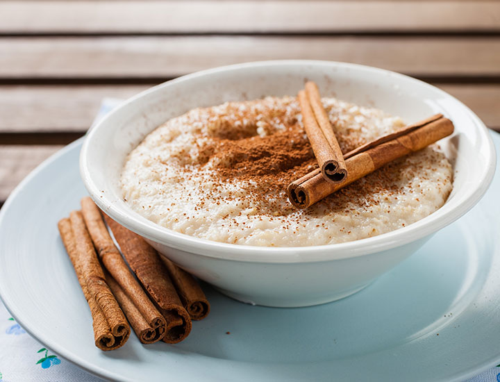 Cinnamon on oatmeal.