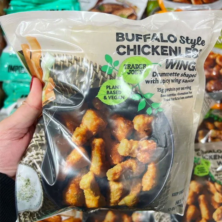 Trader Joe's buffalo style chickenless wings