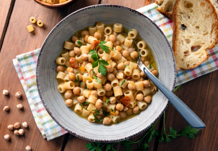 Chickpea pasta.