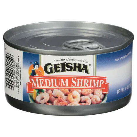 geisha medium shrimp 4 oz can