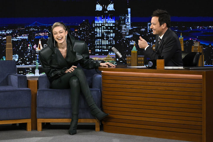 Gigi Hadid on Jimmy Fallon 2023