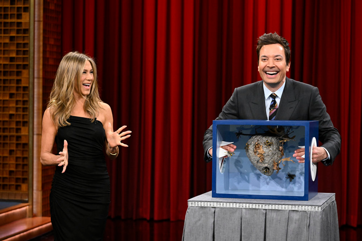 Jennifer Aniston on The Tonight Show Starring Jimmy Fallon March 2023