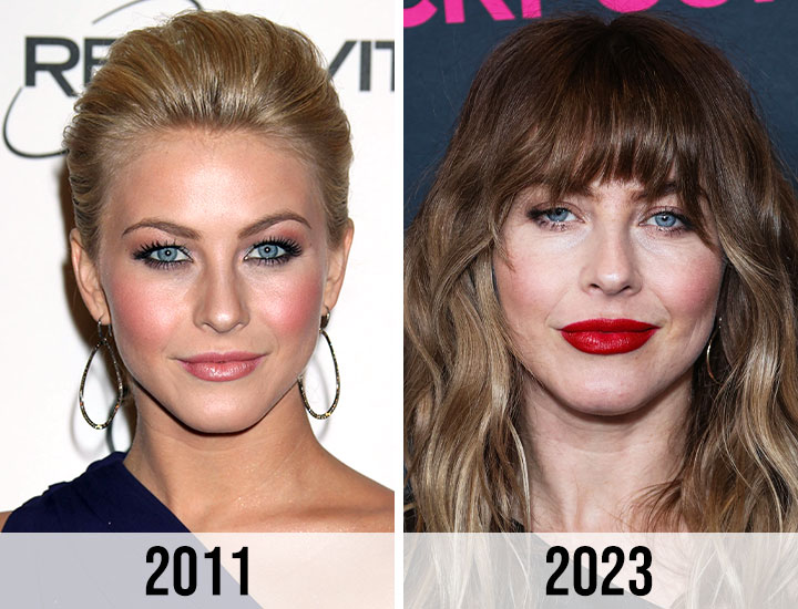 Julianne Hough before and after transformation