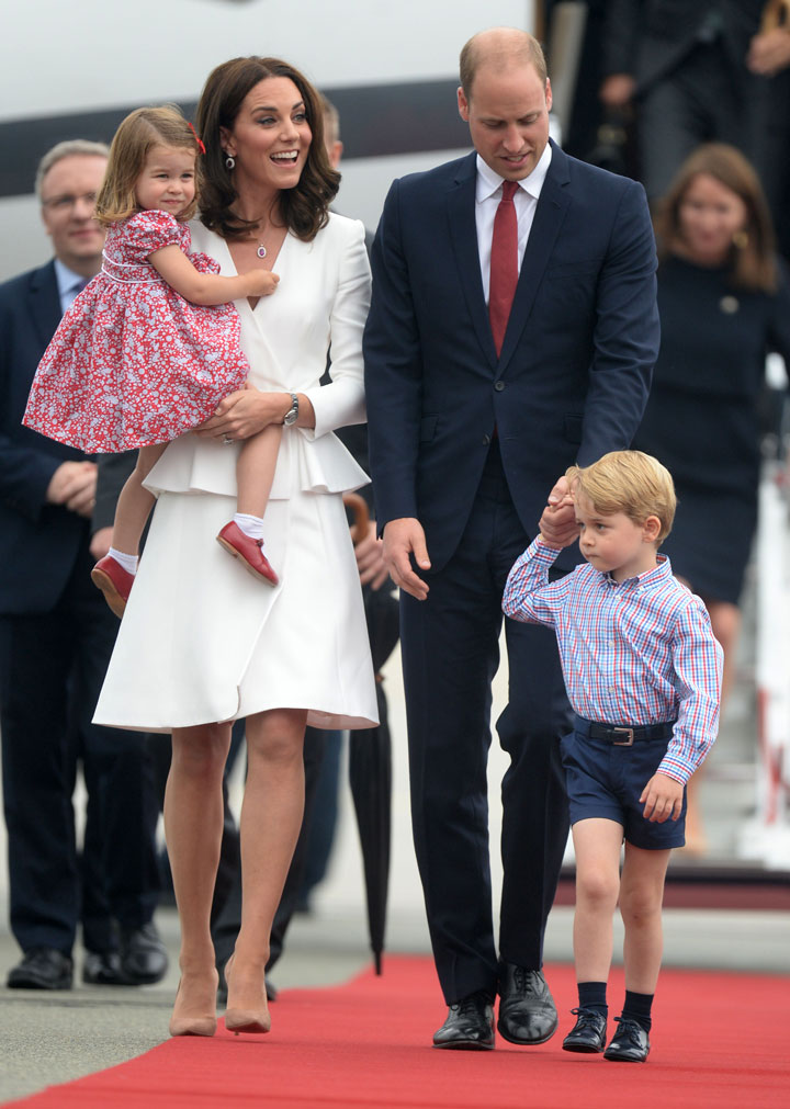 Kate Middleton Prince William children 2017