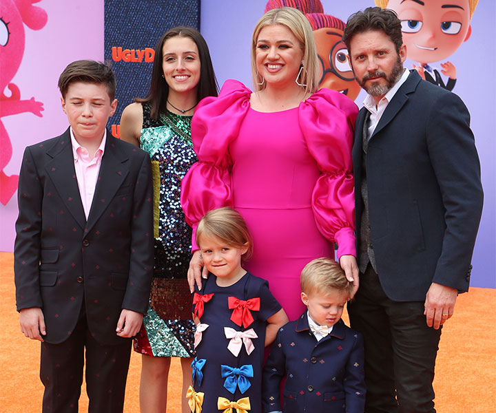 Kelly Clarkson family UglyDolls premiere