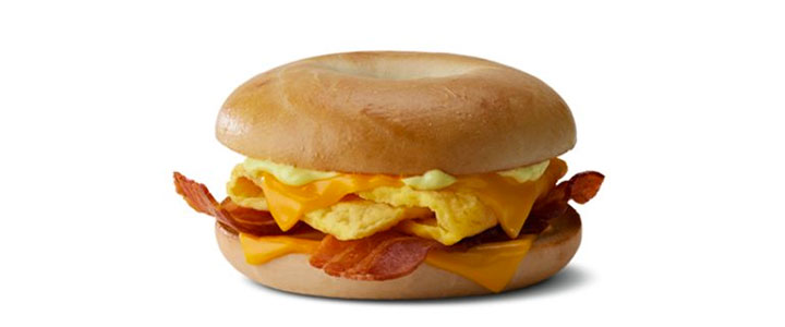 mcdonalds bacon egg and cheese bagel