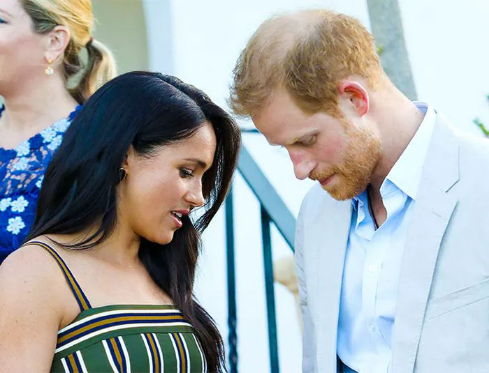 Prince Harry Meghan Markle side profiles