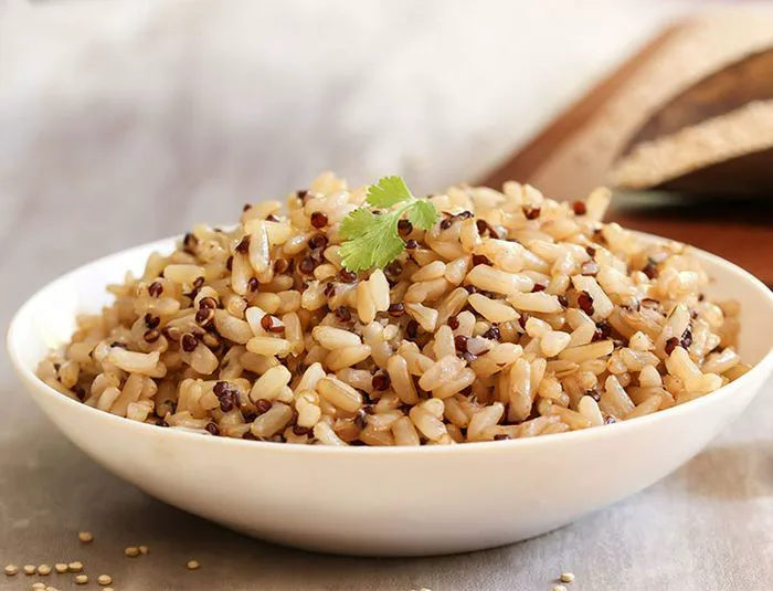 Brown rice.