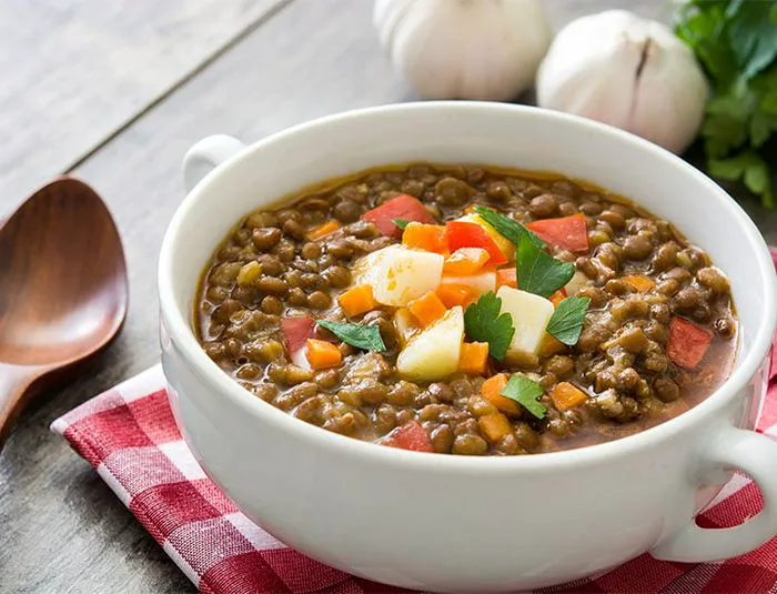 Lentil soup.