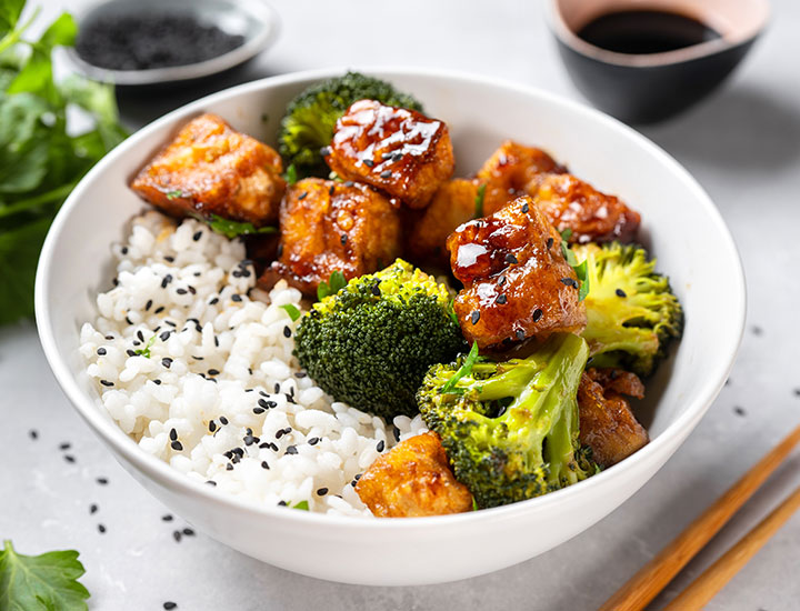 Stir fried broccoli.