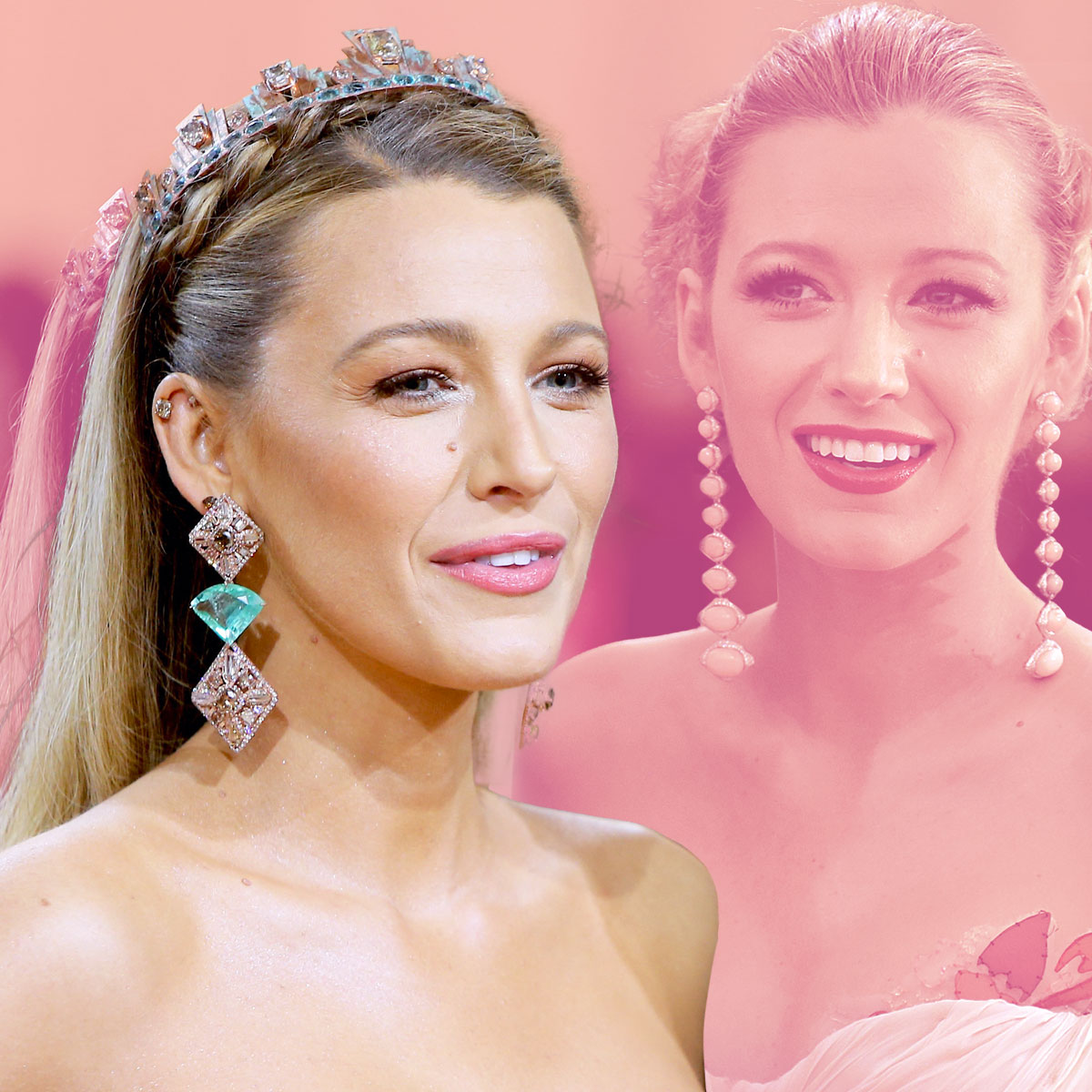 Blake Lively Elevates White Dress with Louboutins for Taylor