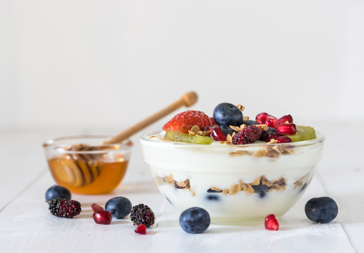 Plant-based yogurt.